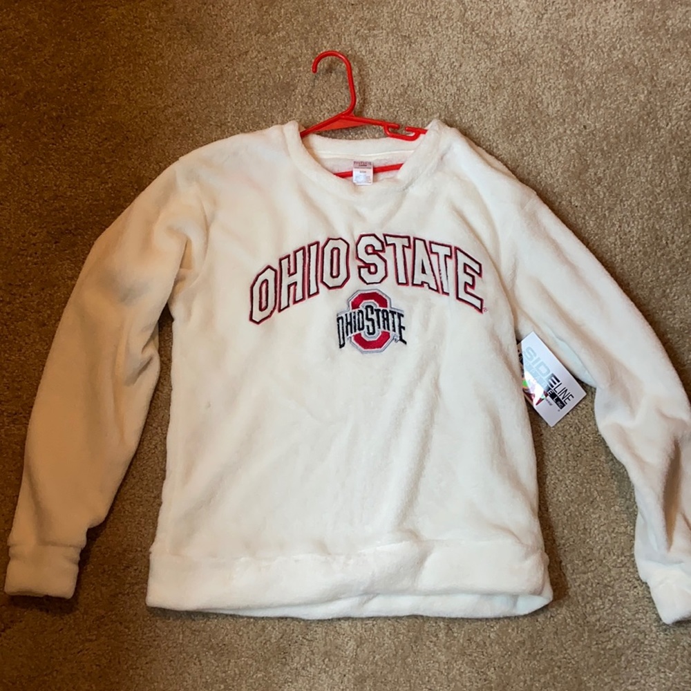 Ohio state fleece crew neck never worn